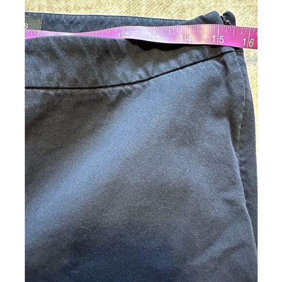 Talbots Navy Blue Chatham Ankle Side Zip Pants, Size 10 - Picture 7 of 8